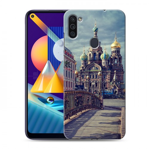 Дизайнерский пластиковый чехол для Samsung Galaxy M11 Санкт-Петербург