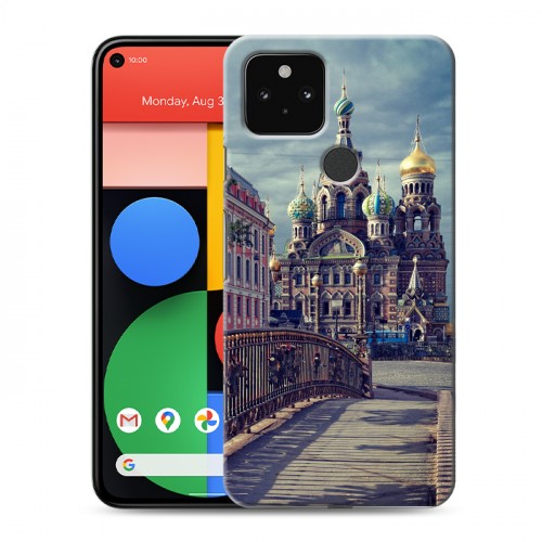 Дизайнерский пластиковый чехол для Google Pixel 5 Санкт-Петербург