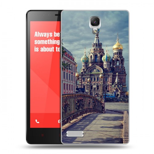 Дизайнерский силиконовый чехол для Xiaomi RedMi Note Санкт-Петербург