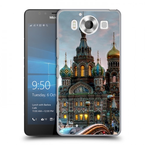 Дизайнерский пластиковый чехол для Microsoft Lumia 950 Санкт-Петербург