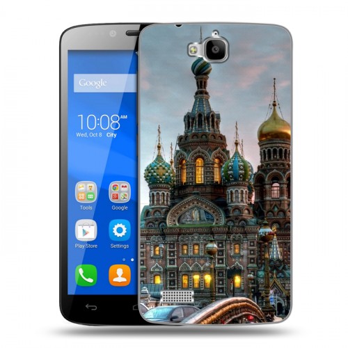 Дизайнерский пластиковый чехол для Huawei Honor 3C Lite Санкт-Петербург