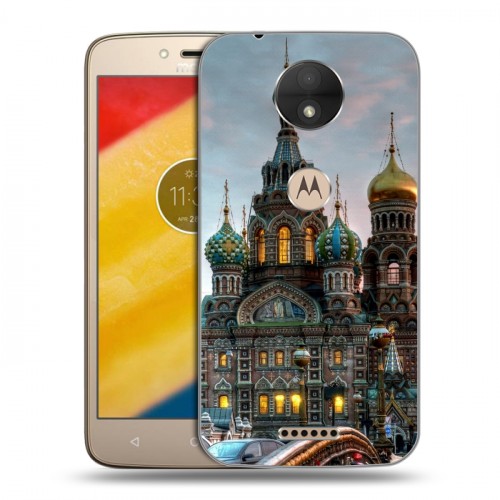 Дизайнерский силиконовый чехол для Motorola Moto C Санкт-Петербург