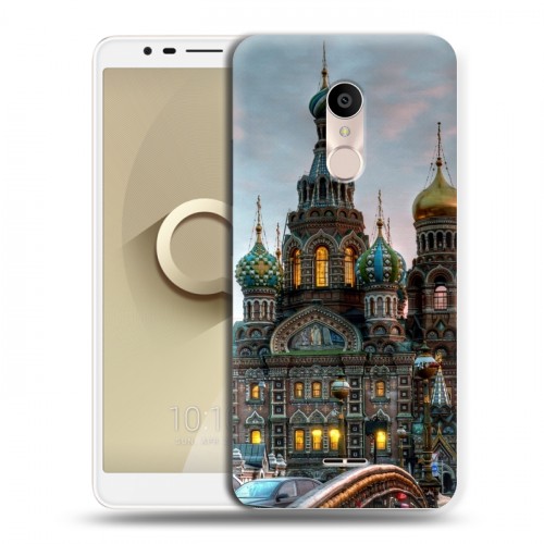 Дизайнерский силиконовый чехол для Alcatel 3C Санкт-Петербург