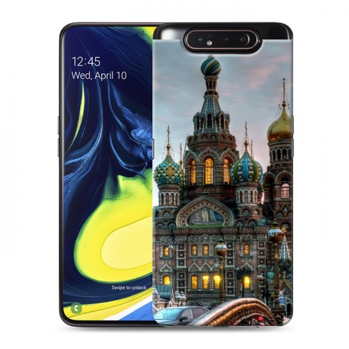 Дизайнерский пластиковый чехол для Samsung Galaxy A80 Санкт-Петербург