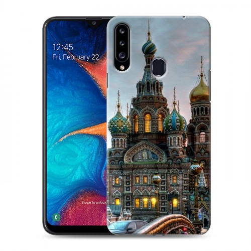 Дизайнерский пластиковый чехол для Samsung Galaxy A20s Санкт-Петербург