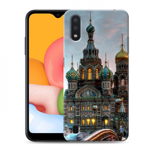 Дизайнерский силиконовый чехол для Samsung Galaxy M01 Санкт-Петербург