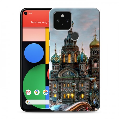 Дизайнерский пластиковый чехол для Google Pixel 5 Санкт-Петербург