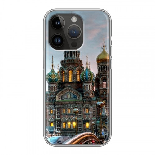 Дизайнерский силиконовый чехол для Iphone 14 Pro Санкт-Петербург