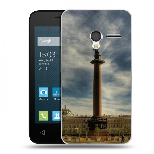 Дизайнерский пластиковый чехол для Alcatel One Touch Pixi 3 (4.0) Санкт-Петербург