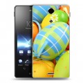 Дизайнерский пластиковый чехол для Sony Xperia TX Пасха