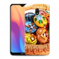 Дизайнерский силиконовый с усиленными углами чехол для Xiaomi RedMi 8A Пасха