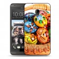 Дизайнерский пластиковый чехол для HTC Desire 700 Пасха