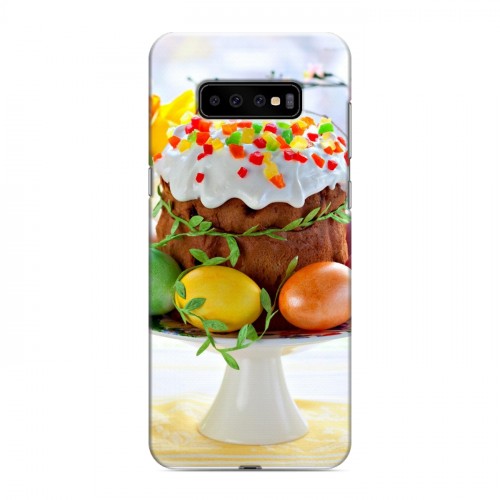 Дизайнерский пластиковый чехол для Samsung Galaxy S10 Plus Пасха