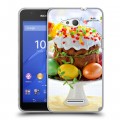 Дизайнерский пластиковый чехол для Sony Xperia E4g Пасха