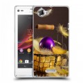 Дизайнерский пластиковый чехол для Sony Xperia L Пасха