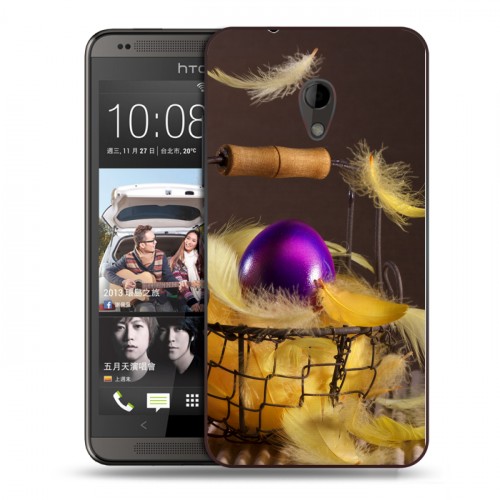 Дизайнерский пластиковый чехол для HTC Desire 700 Пасха