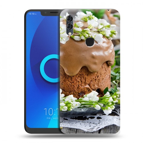 Дизайнерский силиконовый чехол для Alcatel 5V Пасха