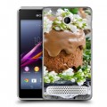 Дизайнерский силиконовый чехол для Sony Xperia E1 Пасха