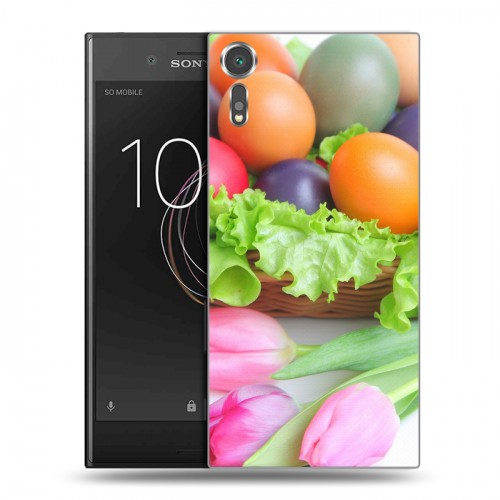 Дизайнерский пластиковый чехол для Sony Xperia XZs Пасха