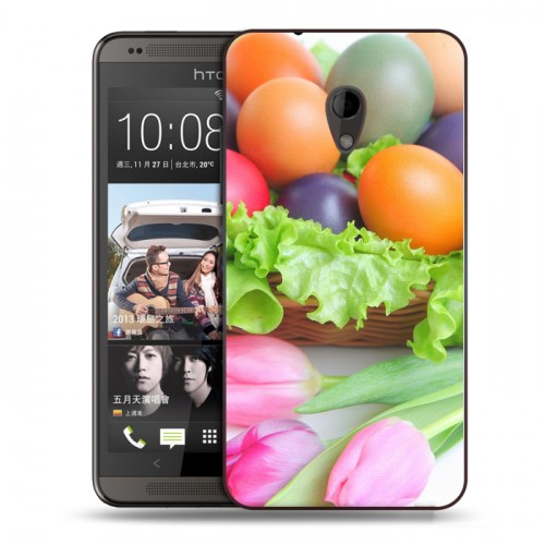 Дизайнерский пластиковый чехол для HTC Desire 700 Пасха