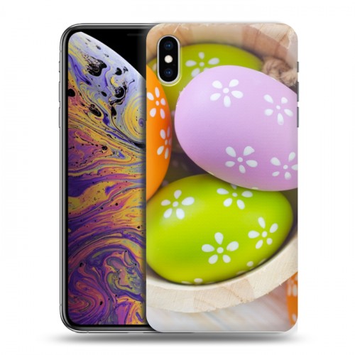 Дизайнерский силиконовый чехол для Iphone Xs Max Пасха