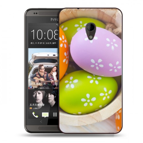 Дизайнерский пластиковый чехол для HTC Desire 700 Пасха