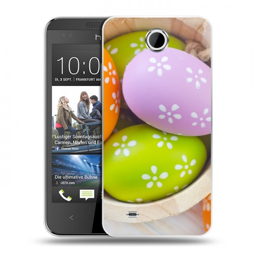 Дизайнерский пластиковый чехол для HTC Desire 300 Пасха