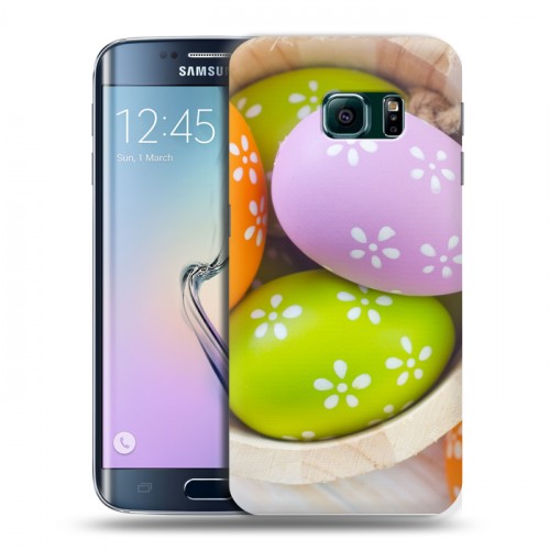 Дизайнерский пластиковый чехол для Samsung Galaxy S6 Edge Пасха