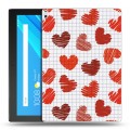 Дизайнерский силиконовый чехол для Lenovo Tab 4 10 Plus День Святого Валентина