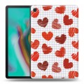 Дизайнерский силиконовый чехол для Samsung Galaxy Tab S5e День Святого Валентина
