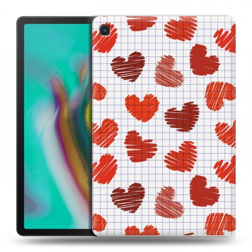 Дизайнерский силиконовый чехол для Samsung Galaxy Tab S5e День Святого Валентина