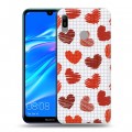 Дизайнерский пластиковый чехол для Huawei Y6 (2019) День Святого Валентина