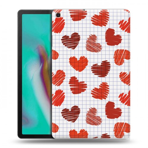 Дизайнерский силиконовый чехол для Samsung Galaxy Tab A 10.1 (2019) День Святого Валентина