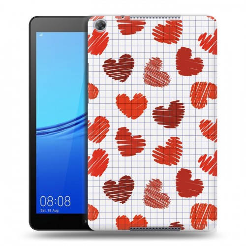 Дизайнерский силиконовый чехол для Huawei MediaPad M5 lite 8 День Святого Валентина