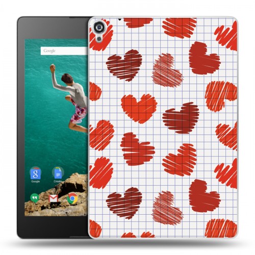 Дизайнерский пластиковый чехол для Google Nexus 9 День Святого Валентина