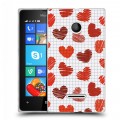 Дизайнерский пластиковый чехол для Microsoft Lumia 435 День Святого Валентина