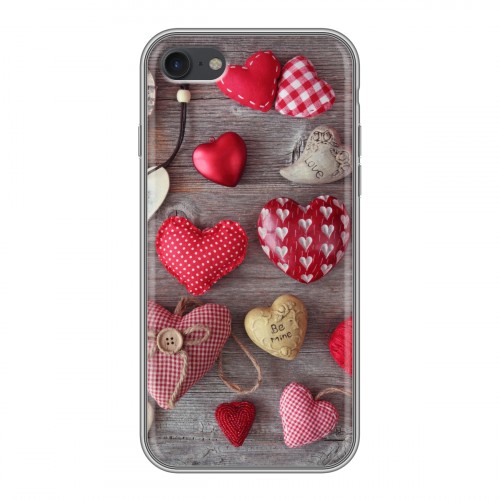 Дизайнерский силиконовый с усиленными углами чехол для Iphone 7 День Святого Валентина