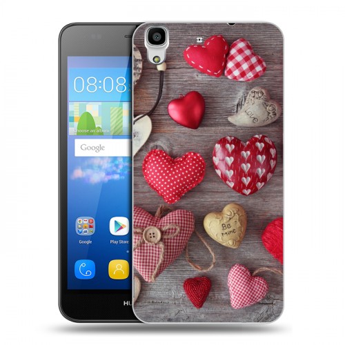 Дизайнерский пластиковый чехол для Huawei Y6 День Святого Валентина
