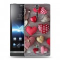 Дизайнерский пластиковый чехол для Sony Xperia S День Святого Валентина