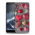 Дизайнерский силиконовый чехол для Nokia 3.1 День Святого Валентина