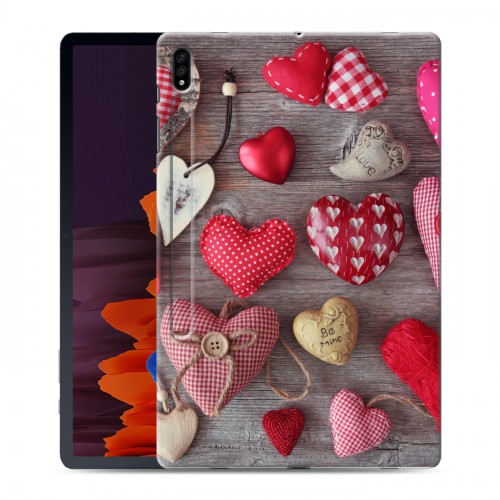 Дизайнерский силиконовый чехол для Samsung Galaxy Tab S7 Plus День Святого Валентина