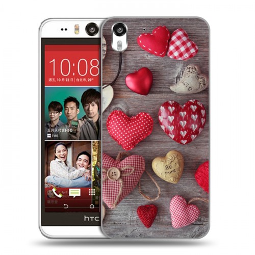 Дизайнерский силиконовый чехол для HTC Desire Eye День Святого Валентина