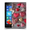 Дизайнерский пластиковый чехол для Microsoft Lumia 435 День Святого Валентина