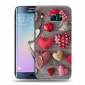 Дизайнерский пластиковый чехол для Samsung Galaxy S6 Edge День Святого Валентина