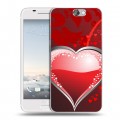 Дизайнерский пластиковый чехол для HTC One A9 День Святого Валентина