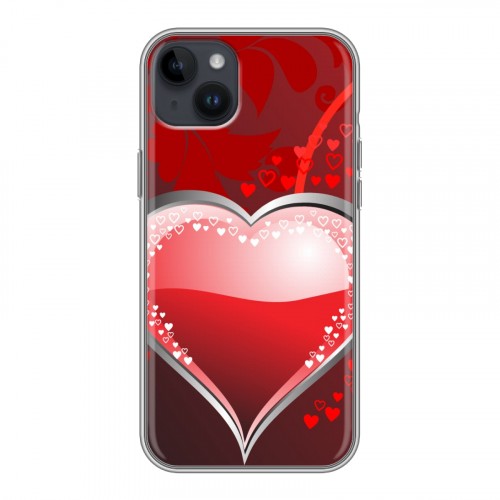 Дизайнерский пластиковый чехол для Iphone 14 Plus День Святого Валентина