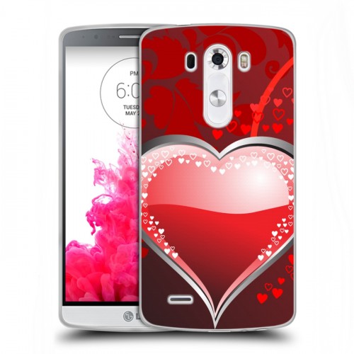 Дизайнерский пластиковый чехол для LG G3 (Dual-LTE) День Святого Валентина