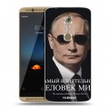 Дизайнерский пластиковый чехол для ZTE Axon 7 В.В.Путин