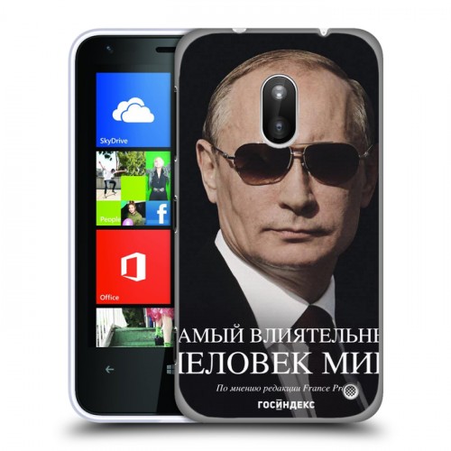 Дизайнерский пластиковый чехол для Nokia Lumia 620 В.В.Путин