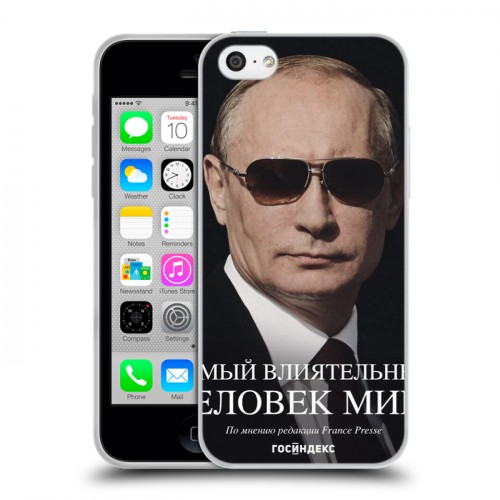 Дизайнерский пластиковый чехол для Iphone 5c В.В.Путин